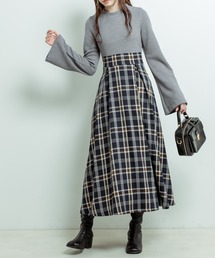 OLIVE des OLIVE | ドッキングフレアワンピース(ワンピース)