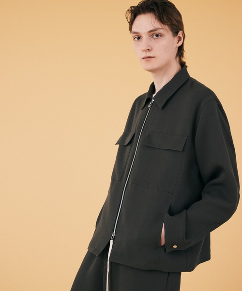 COLUMN（コラム）の「COLUMN / セットアップ レーヨンジップアップ