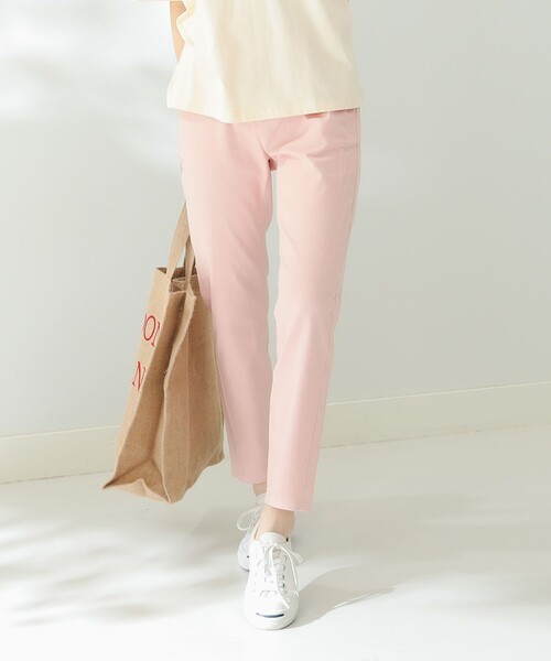 B:MING by BEAMS（ビーミングバイビームス）の「B:MING by BEAMS / ストレッチ テーパード パンツ（その他パンツ・レディース・オフホワイト/サックスブルー/ブラック/ミント/ピンク・SMALL/MEDIUM/LARGE）」の5枚目の写真