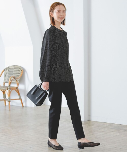 B:MING by BEAMS（ビーミングバイビームス）の「B:MING by BEAMS / ストレッチ テーパード パンツ（その他パンツ・レディース・オフホワイト/サックスブルー/ブラック/ミント/ピンク・SMALL/MEDIUM/LARGE）」の13枚目の写真