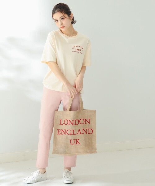 B:MING by BEAMS（ビーミングバイビームス）の「B:MING by BEAMS / ストレッチ テーパード パンツ（その他パンツ・レディース・オフホワイト/サックスブルー/ブラック/ミント/ピンク・SMALL/MEDIUM/LARGE）」の19枚目の写真