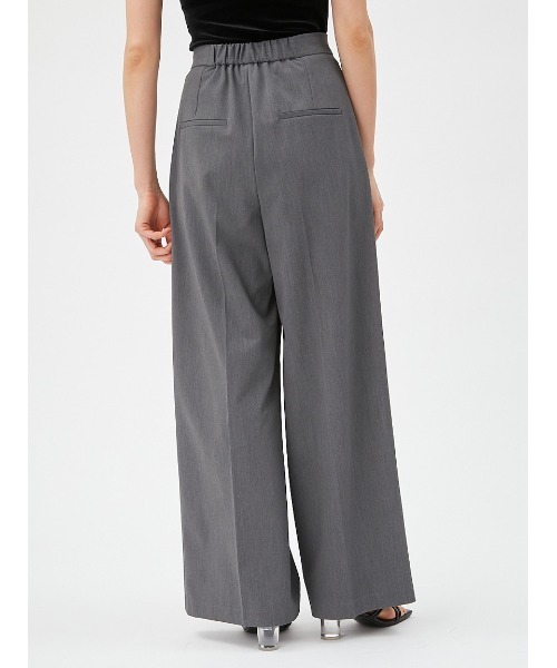 FRAY I.D（フレイアイディー）の「ラップデザインパンツ（スラックス・レディース・グレー/イエロー・1/0）」の8枚目の写真