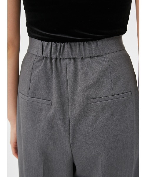 FRAY I.D（フレイアイディー）の「ラップデザインパンツ（スラックス・レディース・グレー/イエロー・1/0）」の12枚目の写真