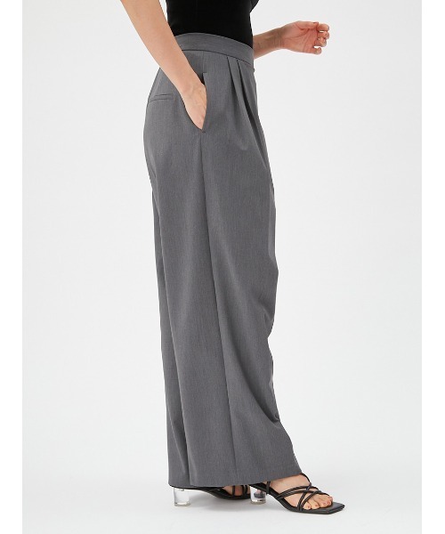 FRAY I.D（フレイアイディー）の「ラップデザインパンツ（スラックス・レディース・グレー/イエロー・1/0）」の16枚目の写真