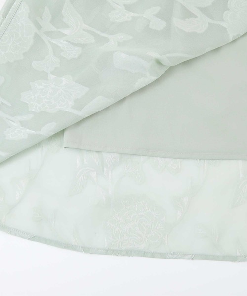 titivate(ティティベイト)の「シアージャガードVネックワンピース(ワンピース・レディース・ライトグリーン/アイボリー/ブラック・S/M/L)」の13枚目の写真