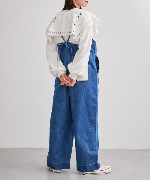 CIAOPANIC TYPY（チャオパニックティピー）の「【india】スクエアレース付け衿（付け襟・レディース・ホワイト/ブラック・ONE SIZE）」の11枚目の写真