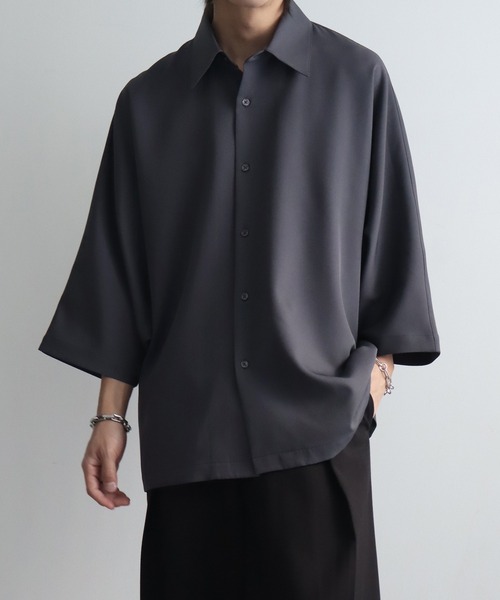 welise/ウェライズ】リッチドレープスムース オーバーサイズ ハーフ