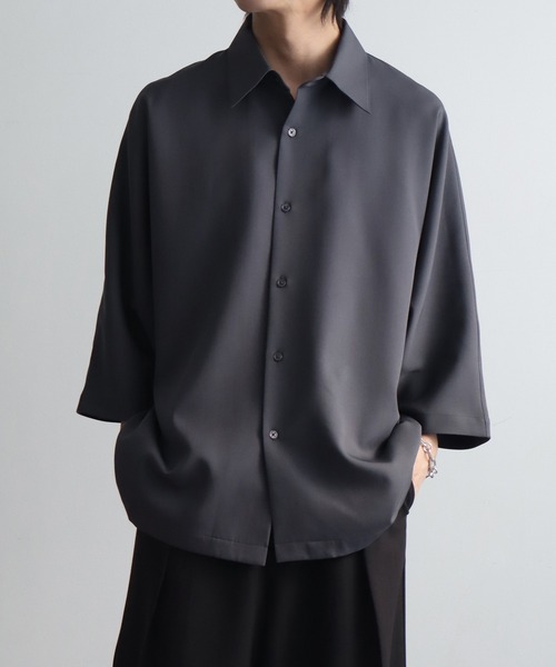 welise/ウェライズ】リッチドレープスムース オーバーサイズ ハーフ