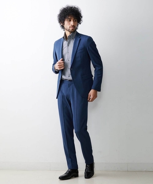 MICHEL KLEIN HOMME (ミッシェルクランオム)の「オックススラックスパンツ(スラックス・メンズ・ブラック/ブルー/ライトグレー・X-LARGE/MEDIUM/LARGE)」の4枚目の写真
