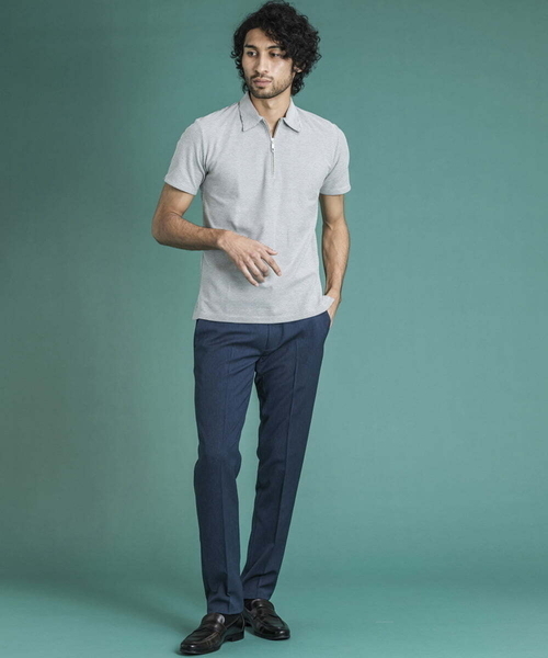 MICHEL KLEIN HOMME (ミッシェルクランオム)の「オックススラックスパンツ(スラックス・メンズ・ブラック/ブルー/ライトグレー・X-LARGE/MEDIUM/LARGE)」の5枚目の写真