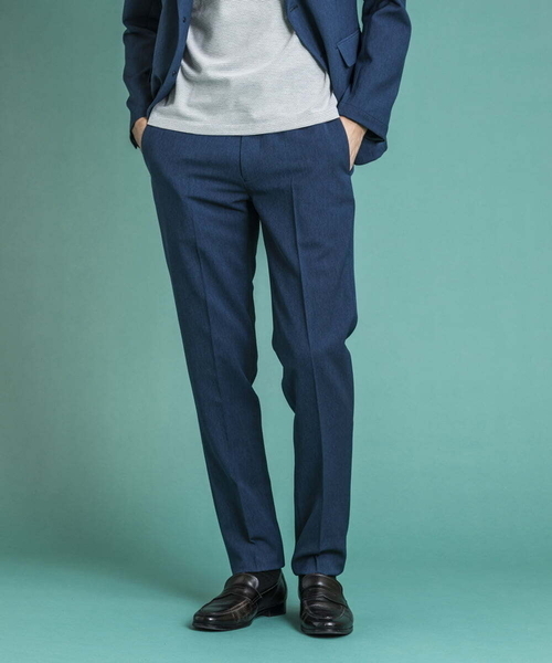 MICHEL KLEIN HOMME (ミッシェルクランオム)の「オックススラックスパンツ(スラックス・メンズ・ブラック/ブルー/ライトグレー・X-LARGE/MEDIUM/LARGE)」の6枚目の写真