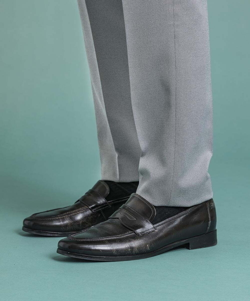 MICHEL KLEIN HOMME (ミッシェルクランオム)の「オックススラックスパンツ(スラックス・メンズ・ブラック/ブルー/ライトグレー・X-LARGE/MEDIUM/LARGE)」の17枚目の写真