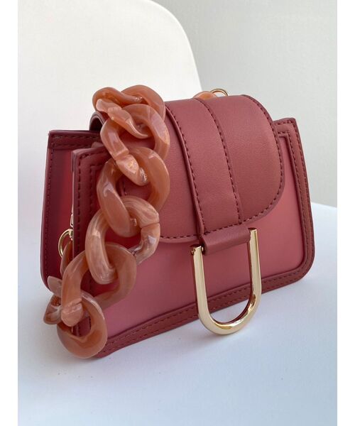 RESEXXY（リゼクシー）の「コンパクトミニバッグ（ハンドバッグ・レディース・ピンク/イエロー・FREE）」の2枚目の写真