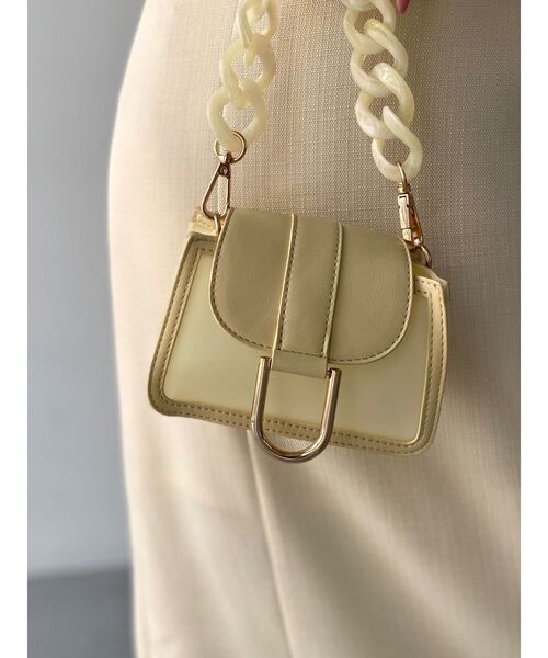 RESEXXY（リゼクシー）の「コンパクトミニバッグ（ハンドバッグ・レディース・ピンク/イエロー・FREE）」の8枚目の写真