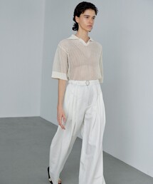 JOSEPH STUDIO | 【洗える・ユニセックス】ハイカウントリネン　パンツ(その他パンツ)