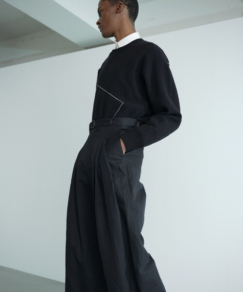 JOSEPH STUDIO（ジョゼフストゥディオ）の「【洗える・ユニセックス】ハイカウントリネン　パンツ（その他パンツ・メンズ・ホワイト系/ブラック系・2/4/6/8）」の3枚目の写真