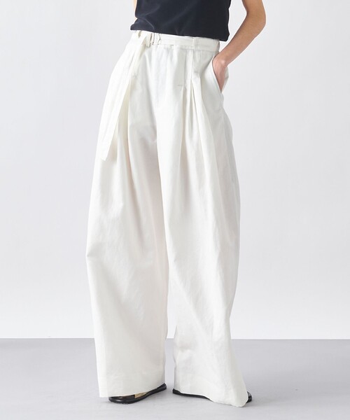 JOSEPH STUDIO（ジョゼフストゥディオ）の「【洗える・ユニセックス】ハイカウントリネン　パンツ（その他パンツ・メンズ・ホワイト系/ブラック系・2/4/6/8）」の5枚目の写真