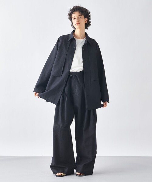 JOSEPH STUDIO（ジョゼフストゥディオ）の「【洗える・ユニセックス】ハイカウントリネン　パンツ（その他パンツ・メンズ・ホワイト系/ブラック系・2/4/6/8）」の21枚目の写真