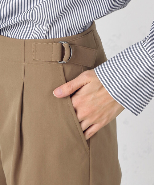COMME CA ISM(コムサイズム)の「チノワイドパンツ(チノパンツ・レディース・ネイビー/ブラウン・L/M)」の20枚目の写真
