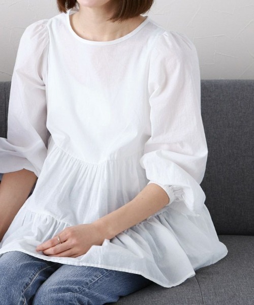 ティアードブラウス