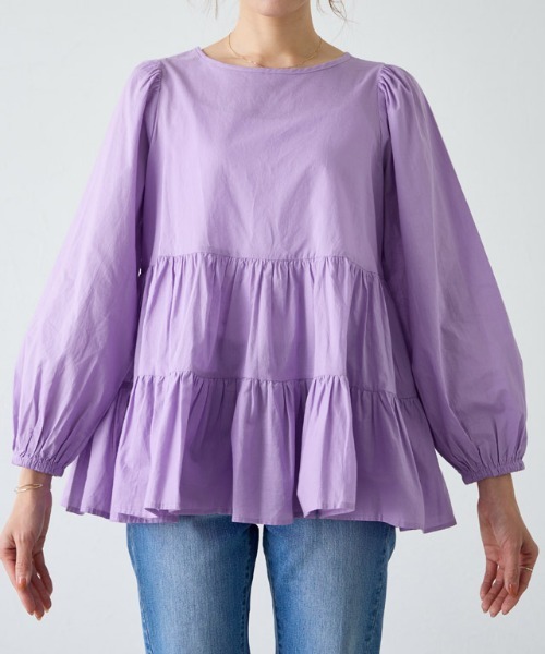 ティアードブラウス
