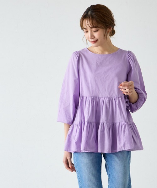 ティアードブラウス