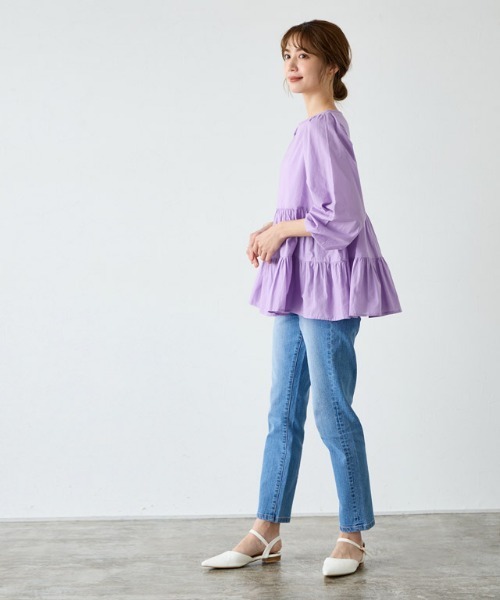 ティアードブラウス