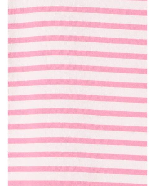 Samansa Mos2 Lagom（サマンサモスモスラーゴム）の「ハリネズミ刺繍ボーダープルオーバー（Tシャツ/カットソー・キッズ・グリーン/ブルー/ピンク・100cm/110cm/120cm/130cm/95cm）」の10枚目の写真