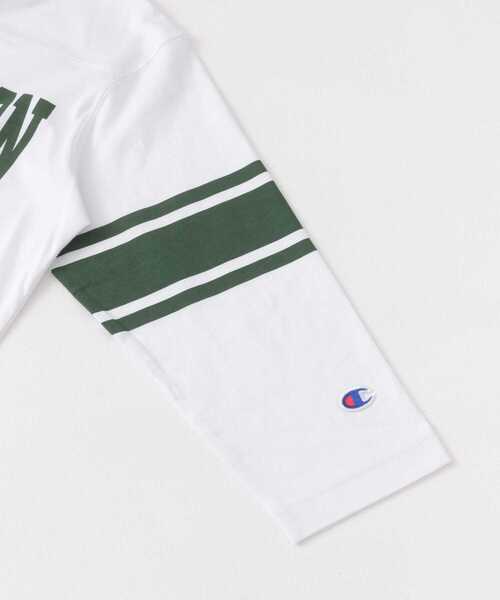 Champion(チャンピオン)の「Champion 3/4SLEEVE T-SHIRTS(Tシャツ/カットソー・レディース・ブラック/ベージュ系その他/ホワイト・SMALL)」の11枚目の写真