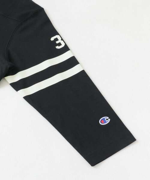 Champion(チャンピオン)の「Champion 3/4SLEEVE T-SHIRTS(Tシャツ/カットソー・レディース・ブラック/ベージュ系その他/ホワイト・SMALL)」の12枚目の写真