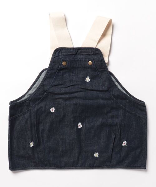 CUBE SUGAR(キューブシュガー)の「CUBE SUGAR/キューブシュガー ツイルxデニム ハンティングベスト(ベスト・レディース・ダークインディゴブルー・FREE)」の4枚目の写真