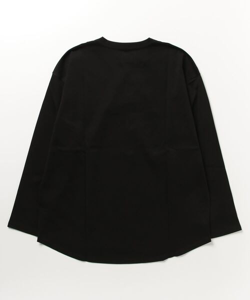 FORTUNA HOMME（フォルトゥナオム）の「FORTUNAHOMME Keyneck Docking L/S Tee（Tシャツ/カットソー・メンズ・ブラック/ホワイト・2/1）」の10枚目の写真
