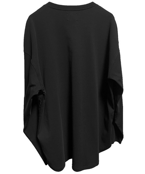 FORTUNA HOMME（フォルトゥナオム）の「FORTUNAHOMME Keyneck Docking L/S Tee（Tシャツ/カットソー・メンズ・ブラック/ホワイト・2/1）」の7枚目の写真