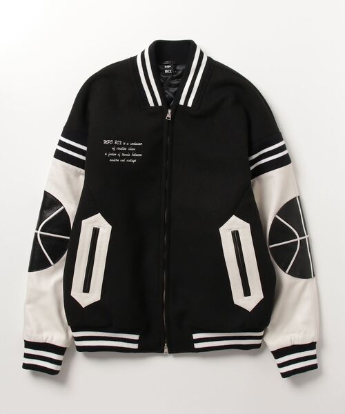 B'2nd(ビーセカンド)の「MPD BOX BASKETBALL VARSITYJACKET(その他アウター・メンズ・ブラック・M)」の1枚目の写真