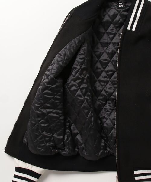 B'2nd(ビーセカンド)の「MPD BOX BASKETBALL VARSITYJACKET(その他アウター・メンズ・ブラック・M)」の3枚目の写真