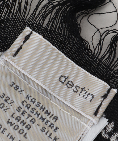 AP STUDIO（エーピーストゥディオ）の「【destin/デスティン】BANDANA（バンダナ/スカーフ・レディース・ブラック・FREE）」の9枚目の写真