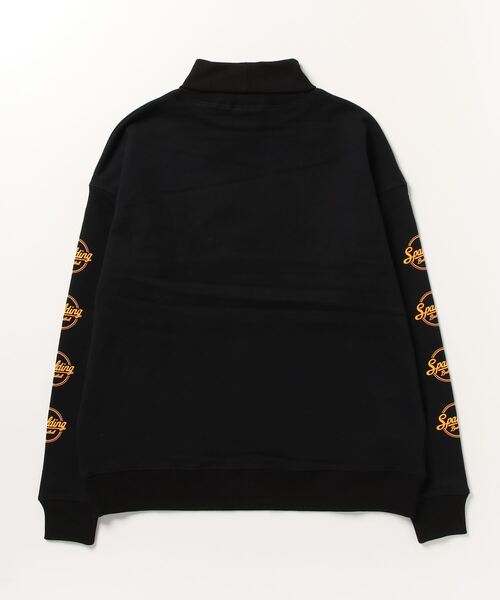 SPALDING（スポルディング）の「【 SPALDING / スポルディング 】オーバーサイズド タートルネック スウェットシャツ  BIGSIZE TURTLENECK SWEATSHIRTS（スウェット・メンズ・ホワイト/ブラック・X-LARGE/LARGE/MEDIUM/SMALL）」の7枚目の写真