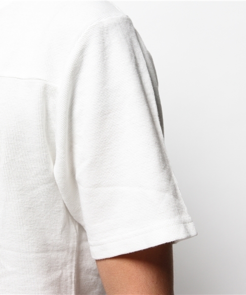 WEGO（ウィゴー）の「WEGO/ロングワッフルTシャツ（Tシャツ/カットソー・メンズ・ホワイト/ホワイト系その他/ブルー/カーキ・MEDIUM/LARGE）」の10枚目の写真
