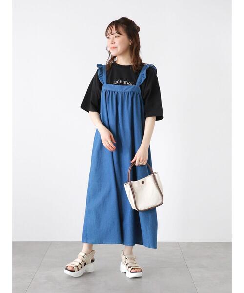 ehka sopo(エヘカソポ)の「ボリュームスポーツサンダル(サンダル・レディース・ブラック/グレー/ベージュ・LARGE/MEDIUM)」の5枚目の写真