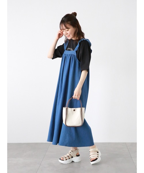 ehka sopo(エヘカソポ)の「ボリュームスポーツサンダル(サンダル・レディース・ブラック/グレー/ベージュ・LARGE/MEDIUM)」の7枚目の写真