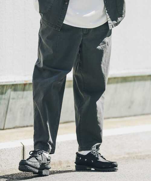 URBAN RESEARCH Sonny Label（アーバンリサーチサニーレーベル）の「『別注』BAEXFATE×Sonny Label　ムラ染リップストップイージーパンツ（その他パンツ・メンズ・アイボリー/ブラック/ブルー・LARGE/MEDIUM）」の3枚目の写真