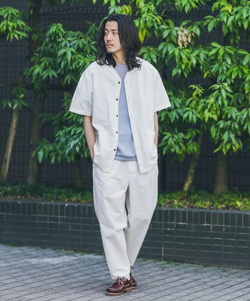 URBAN RESEARCH Sonny Label（アーバンリサーチサニーレーベル）の「『別注』BAEXFATE×Sonny Label　ムラ染リップストップイージーパンツ（その他パンツ・メンズ・アイボリー/ブラック/ブルー・LARGE/MEDIUM）」の5枚目の写真