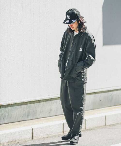 URBAN RESEARCH Sonny Label（アーバンリサーチサニーレーベル）の「『別注』BAEXFATE×Sonny Label　ムラ染リップストップイージーパンツ（その他パンツ・メンズ・アイボリー/ブラック/ブルー・LARGE/MEDIUM）」の9枚目の写真