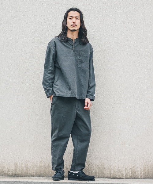 URBAN RESEARCH Sonny Label（アーバンリサーチサニーレーベル）の「『別注』BAEXFATE×Sonny Label　ムラ染リップストップイージーパンツ（その他パンツ・メンズ・アイボリー/ブラック/ブルー・LARGE/MEDIUM）」の10枚目の写真