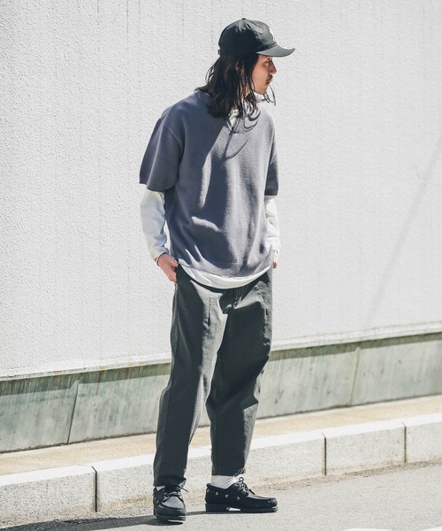 URBAN RESEARCH Sonny Label（アーバンリサーチサニーレーベル）の「『別注』BAEXFATE×Sonny Label　ムラ染リップストップイージーパンツ（その他パンツ・メンズ・アイボリー/ブラック/ブルー・LARGE/MEDIUM）」の11枚目の写真