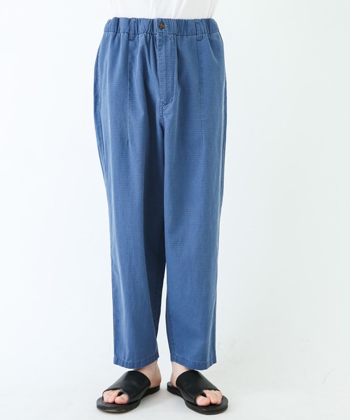 URBAN RESEARCH Sonny Label（アーバンリサーチサニーレーベル）の「『別注』BAEXFATE×Sonny Label　ムラ染リップストップイージーパンツ（その他パンツ・メンズ・アイボリー/ブラック/ブルー・LARGE/MEDIUM）」の22枚目の写真