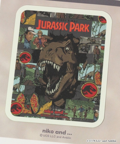 niko and...（ニコアンド）の「【ジュラシック・パーク】コラボ蓄光ステッカー（ステッカー/テープ・レディース・ホワイト/オレンジ/ダークグレー/グリーン・0）」の8枚目の写真