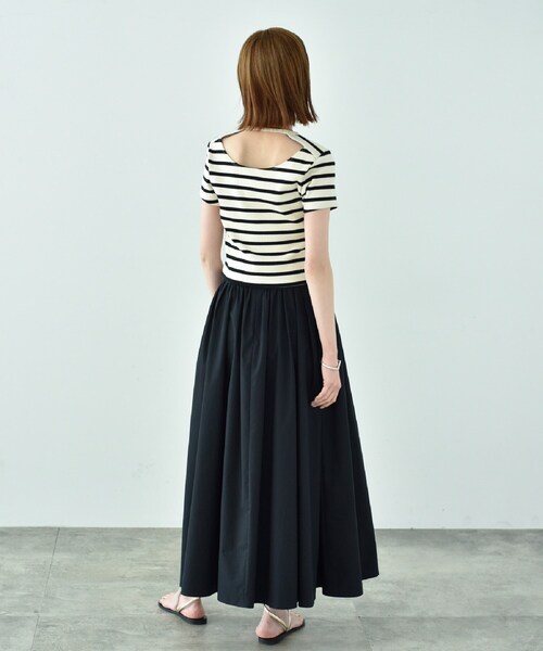 CODE A（コードエー）の「open back mini tops（Tシャツ/カットソー・レディース・ブラック/ブラック系2・00）」の16枚目の写真