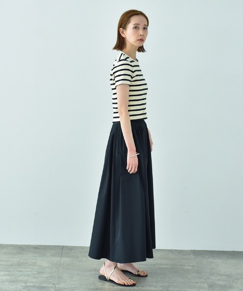 CODE A（コードエー）の「open back mini tops（Tシャツ/カットソー・レディース・ブラック/ブラック系2・00）」の17枚目の写真