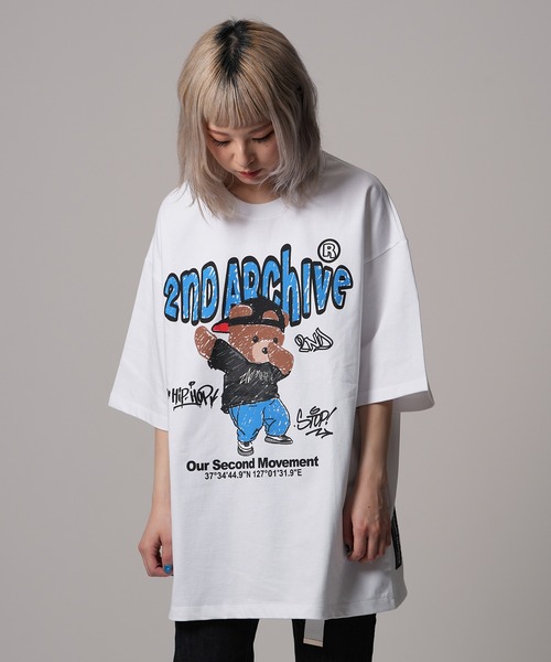Tシャツ・カットソー HUECLOSET ROSEMARY T White cotton T-shirt with scraped rose print | Marni
